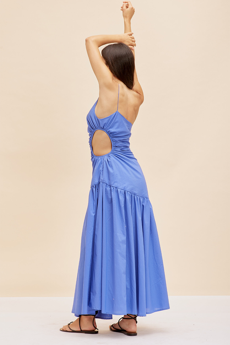 Bettina Cut Out Dress in Periwinkle