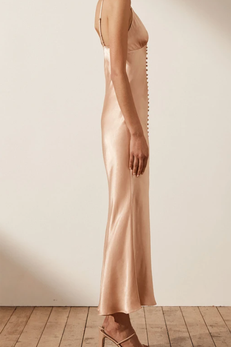 La Lune Bias Slip Dress in Desert Rose – Rabbit Borrows