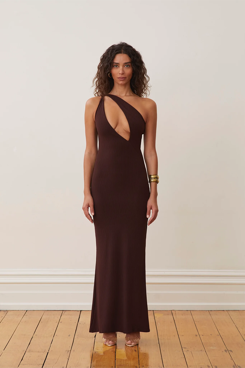 Jada Dress in Cocoa – Rabbit Borrows